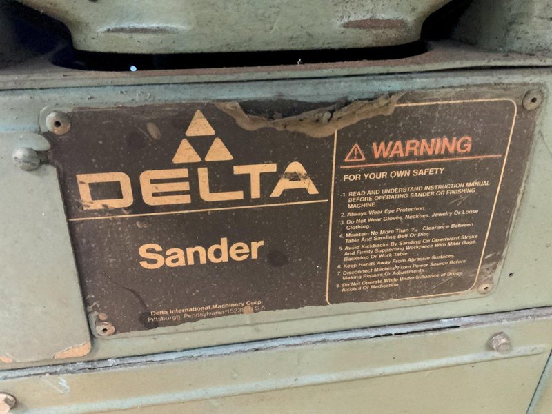 6" X 48" DELTA ROCKWELL BELT AND DISC SANDER: STOCK #80919