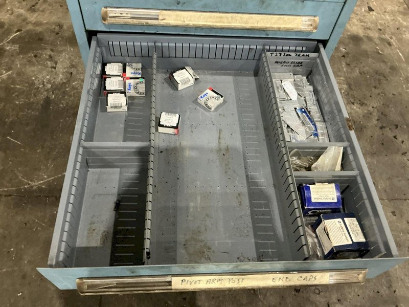 11 DRAWER STANLEY VIDMAR 28" X 30" X 59" TOOL &amp; PARTS STORAGE CABINET: YOBRO #25961