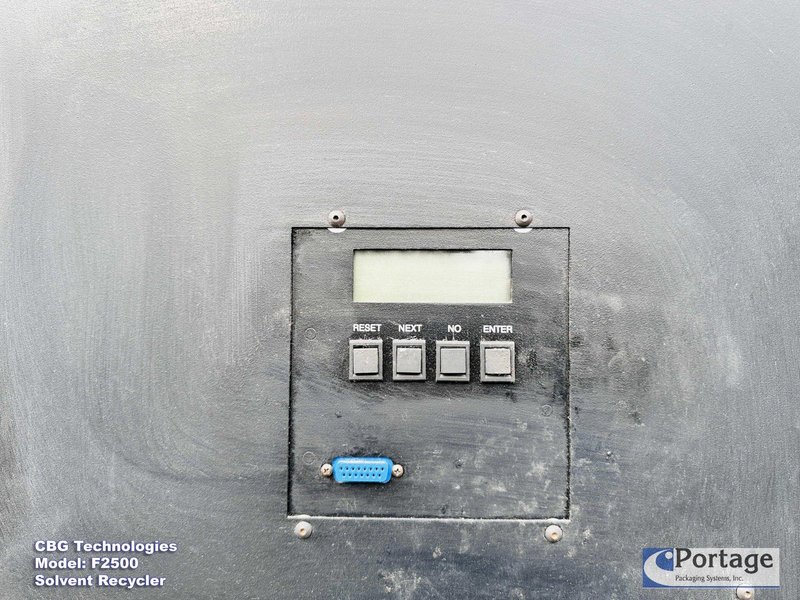 CBG Technologies Model: F2500  ||  Solvent Recycler