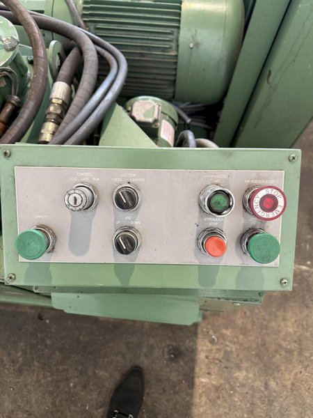 150 TON FRANKLIN MANUFACTURING C FRAME HYDRAULIC WEB PUNCH. STOCK # 0666125