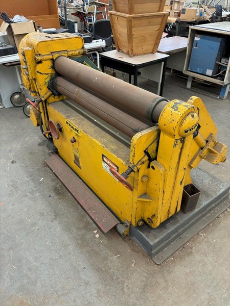 48" WYSONG POWERED PLATE BENDING ROLL: YOBRO #24998