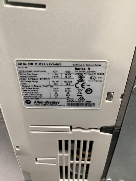 ALLEN BRADLEY 20BD022A3AYYANC0 Powerflex 700 AC DRIVE NEW