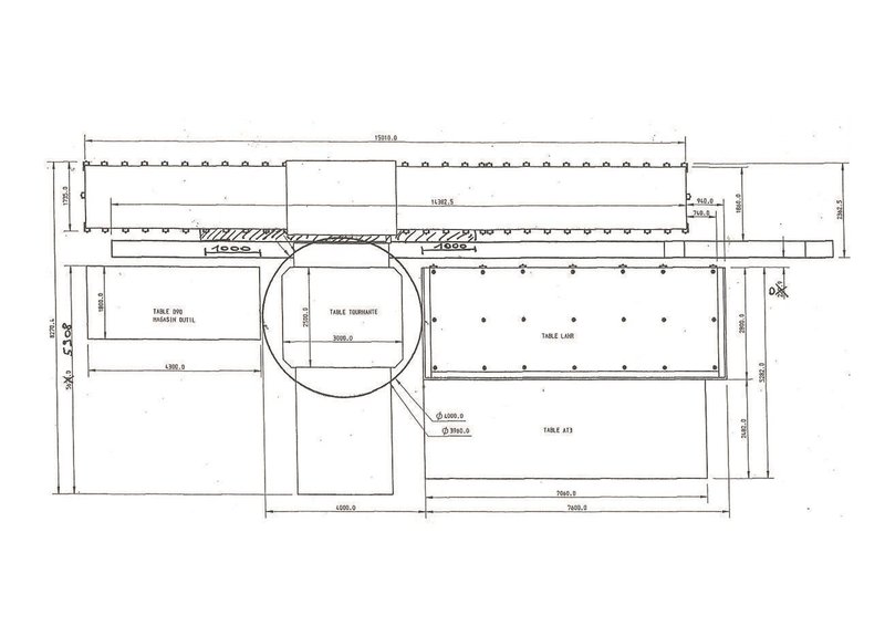 Parpas ML120-1 -8 axes X: 12 000- Y: 3500- Z: 1250 mm CNC