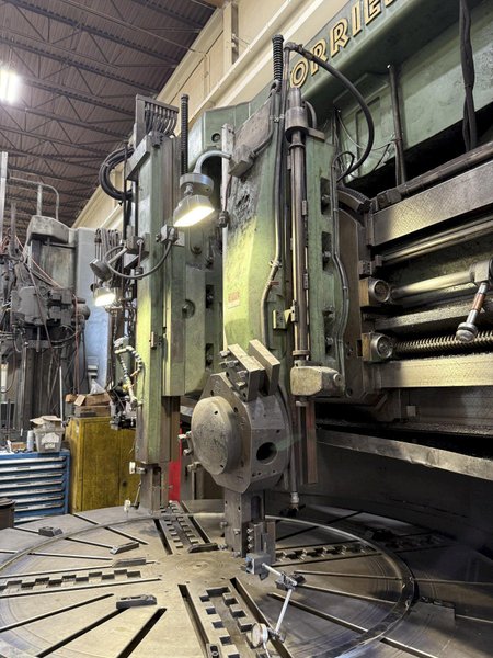 110&quot; DORRIES 3-HEAD VERTICAL TURRET LATHE VTL, 60&quot; PART HEIGHT: YOBRO #23904