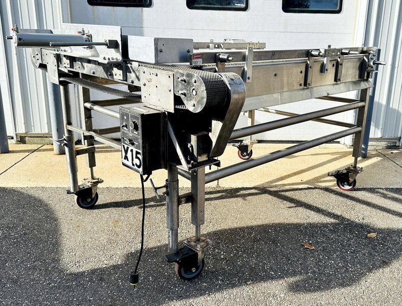 Burford Corp Model: SO72846  |   S.S. Bi-Directional Accumulation Table w/ 2-Motors