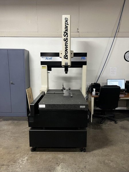 Brown and Sharpe Hexagon MicroXCEL PFx 7105 DCC CMM, 1997 – Renishaw Probe and Controller, CMM-Manager Software