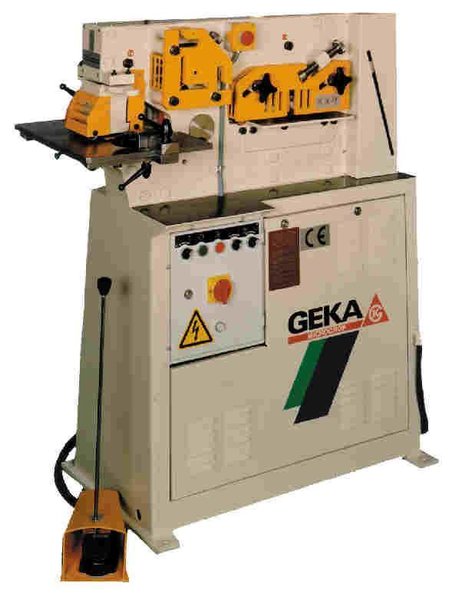 New Geka Hydraulic Ironworker Model Microcrop