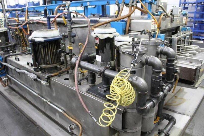 24&quot; W x 12&quot; H MIDBROOK 3 Stage Parts Washer, Elect Heated Wash/Rinse, Regen B/O