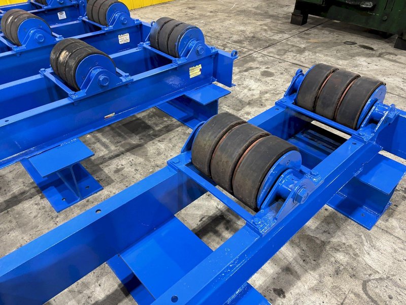 40 TON 80,000 LBS WELD-WIRE MODEL #WWR-20 POWERED TANK TURNING ROLLS, 1 DRIVE &amp; 3 IDLERS: STOCK #19996