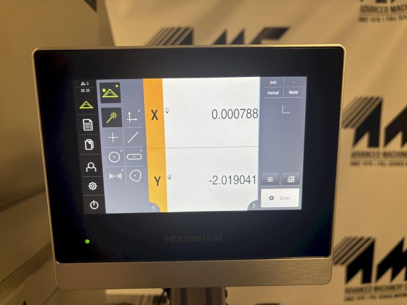 14" Deltronic Model DH214 Bench Top Optical Comparator w/ Heidenhain Quadrachek 2023 DRO