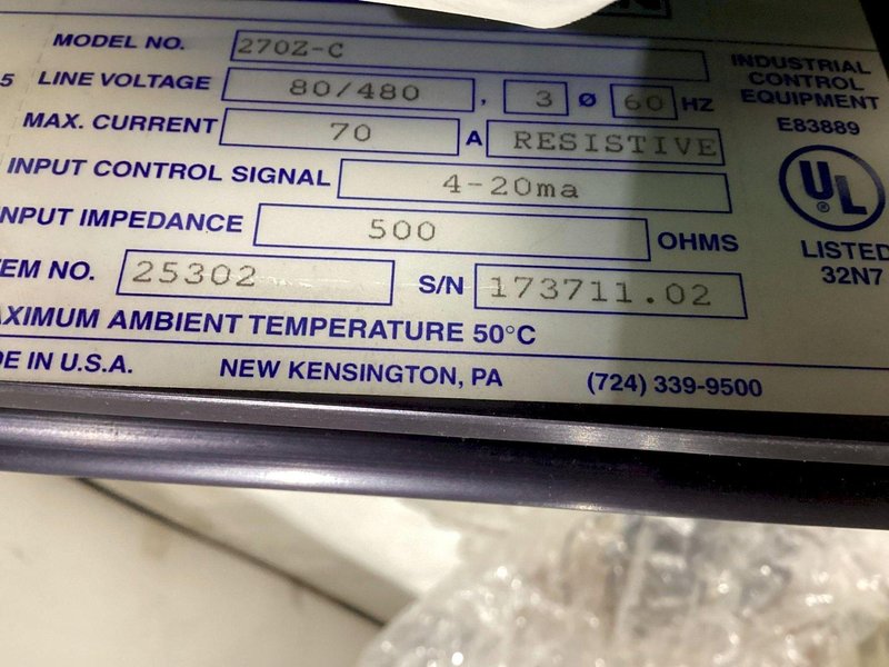 HALMAR ROBICON 270Z-C Power Controller USED