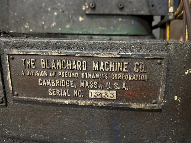 60&quot; X 75 HP BLANCHARD MODEL #32K-60 WET BASE ROTARY SURFACE GRINDER: STOCK #22367