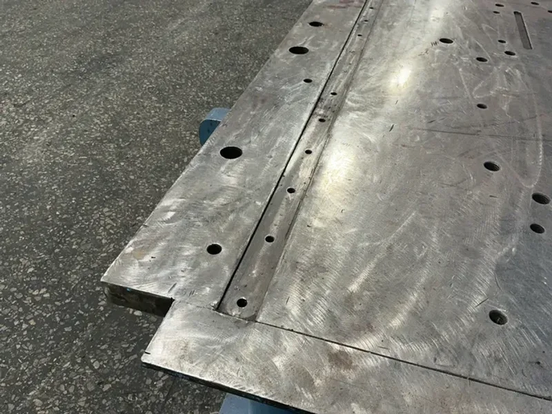 53” X 112” / 1 1/2” THICK WELDING TABLE