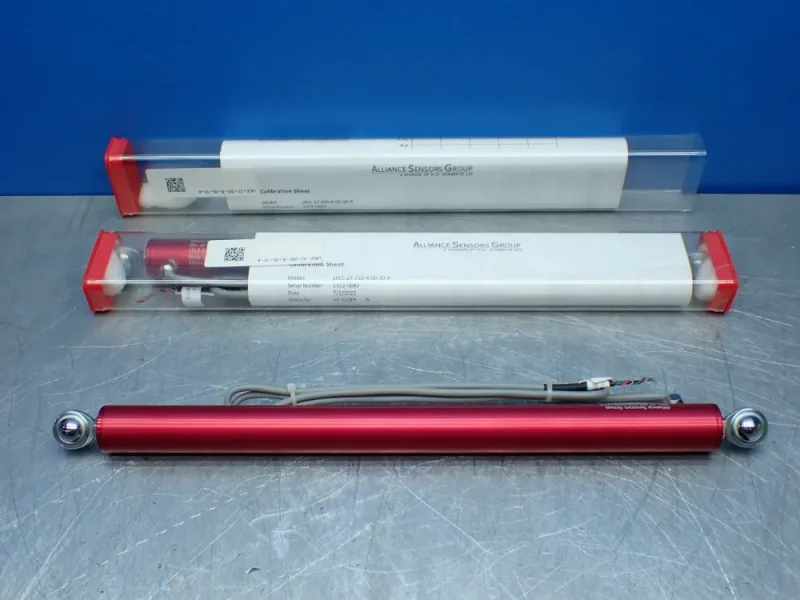 ALLIANCE SENSORS GROUP 2 LINEAR VARIABLE INDUCTIVE TRANSDUCER POSITION SENSORS  -  LRLE-27-250-R-00-10-A