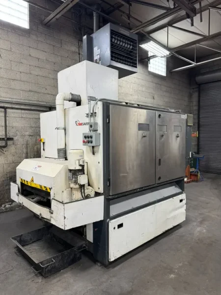 USED 2004 TIMESAVERS 3 ABRASIVE HEAD WET WIDE BELT SANDER