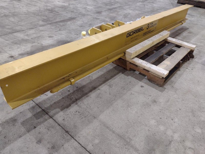 3 TON X 11&#039; GORBEL WALL MOUNT JIB CRANE, 2023 NEVER INSTALLED: STOCK #22116