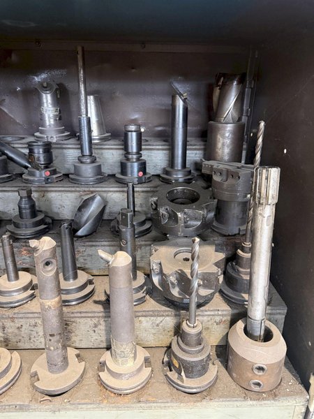 CAT 50 TOOLING W/ CABINET INCLUDED. STOCK # 0325326