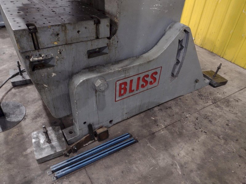 110 TON BLISS OBI MODEL #C-110 FW STAMPING PUNCH PRESS, 6" STROKE : YOBRO #25934