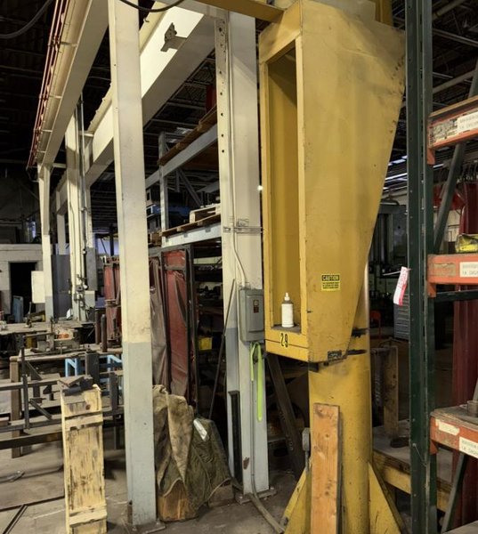 12" X 12' X 12' 1-TON GORBEL JIB CRANE. STOCK # 0546026