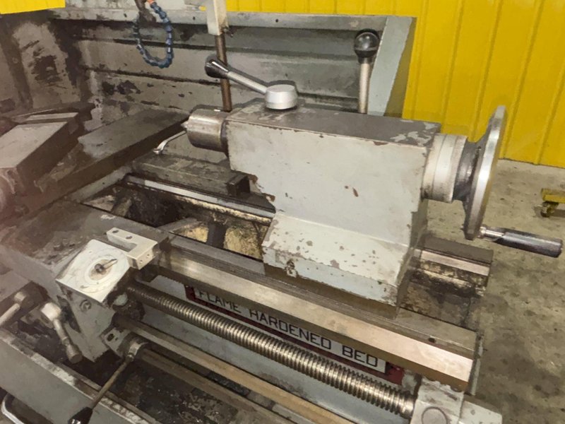 14&quot; X 40&quot; REPUBLIC MODEL #14 ENGINE LATHE WITH METRIC &amp; 2&quot; HOLE: STOCK #23667