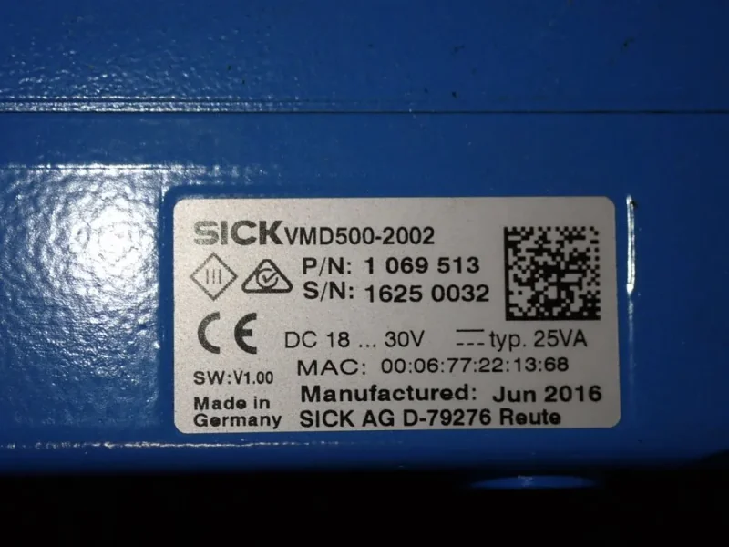 SICK LASER TRACK TRACE HEAD SCANNER  -  VMD500-2002