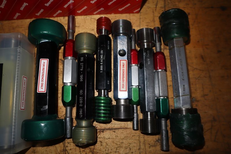 Assorted Thread &amp; Pin Gages- Auction Item