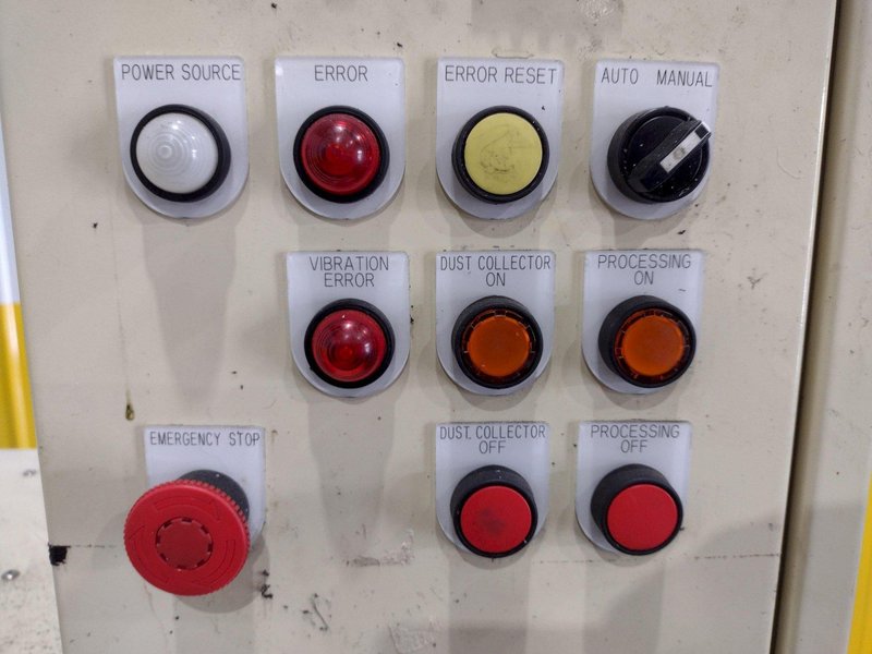 SINTOBRATOR MODEL #EC-2-P-008 CAROUSEL TYPE TUMBLING FINISHER: STOCK #18784