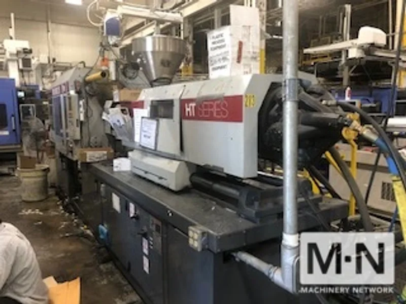 230 TON 20 OZ VAN DORN MODEL 230HT-1220 INJECTION MODLING MACHINE MFG 1998