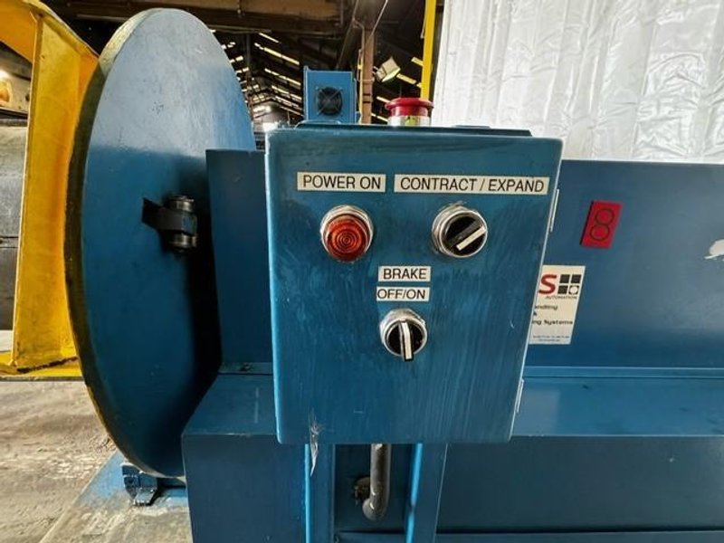 4,000# x 20" CHS UNCOILER AND 12" LITTEL STRAIGHTENER COMBO STOCK #3671