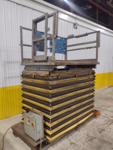 1,000 LB AMERICAN LIFTS MODEL T1-60-040 ELECTRIC PLAFORM LIFT: STOCK #20584