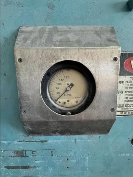 175 Ton x 12′ Niagara HBM-175-10-12 Hydraulic Press Brake, 1980
