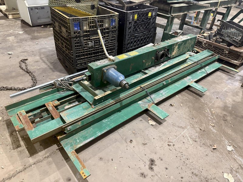 2001 BERCO PT250 TRACK PRESS WITH WTC ELECTRIC IMPACT WRENCH &amp; CONVEYOR: YOBRO #24374