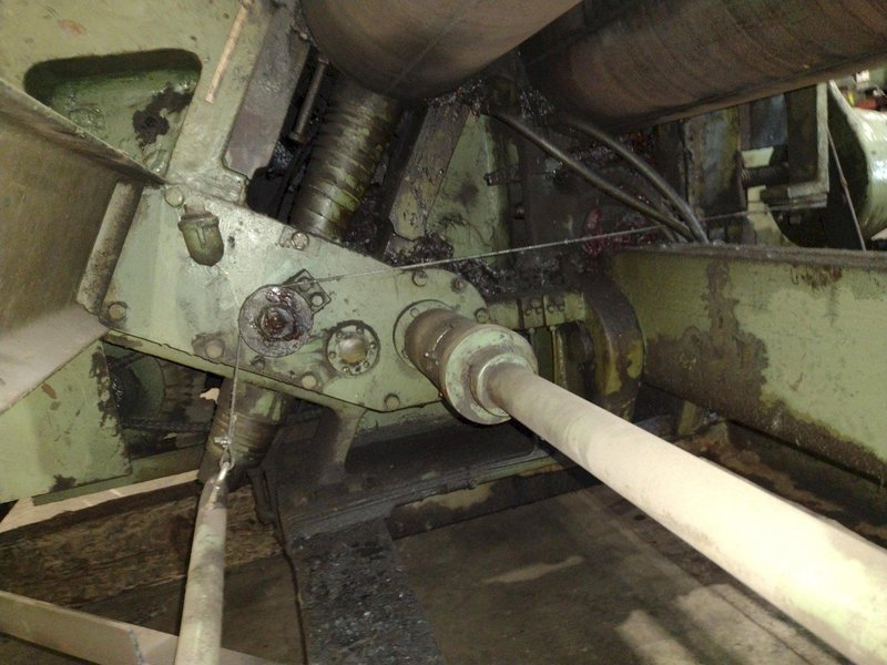 8' X 1/2" BERTSCH #9 3-ROLL INITIAL PINCH PLATE BENDING ROLL: YOBRO #25159