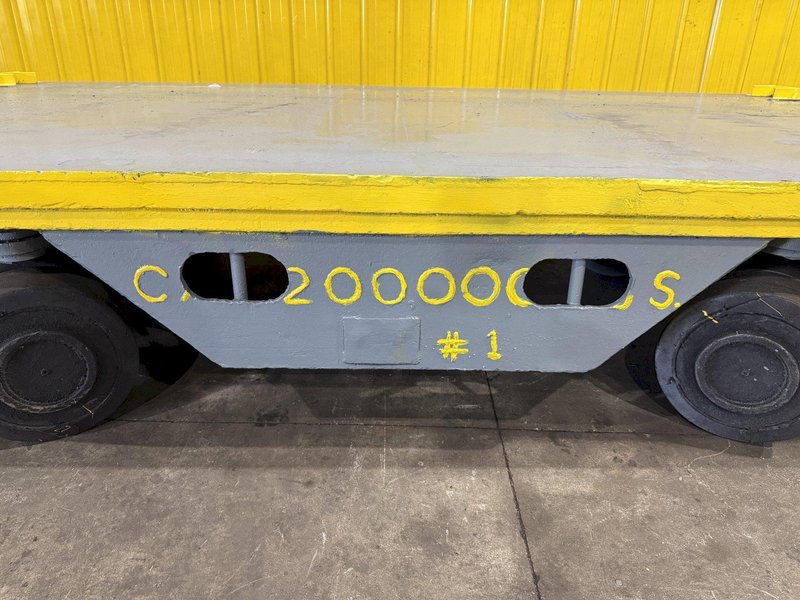 200,000 LBS x 144" x 78" LORDSTOWN HEAVY DUTY ROLLING TRANSFER CART: YOBRO #23995