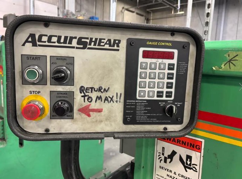 2008 Accurshear 61356 Hydraulic Shear (#5581)