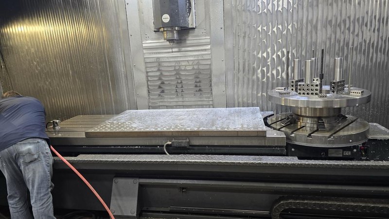 Ibarmia CNC VMC ZVH 45/L3000 Star, 2018 – 5 Axis Machining Center, Heidenhain TNC 640 HSCI Control, Heidenhain HR-510, Renishaw Probe System, Air Through Spindle