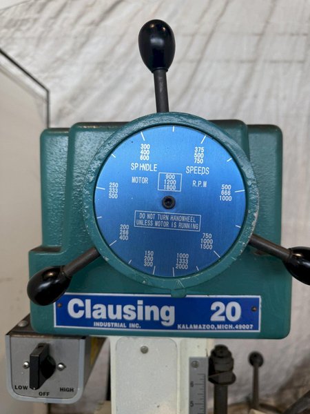 CLAUSING 20 2276 DRILL PRESS. STOCK #0886325