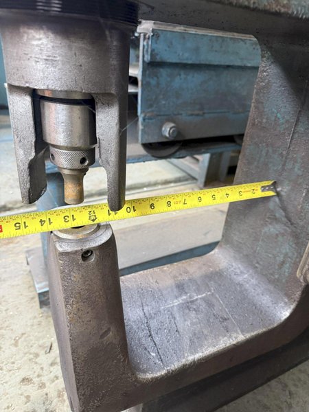 150 TON FRANKLIN MANUFACTURING C FRAME PORTABLE FMI HYDRAULIC WEB PUNCH: STOCK #23390