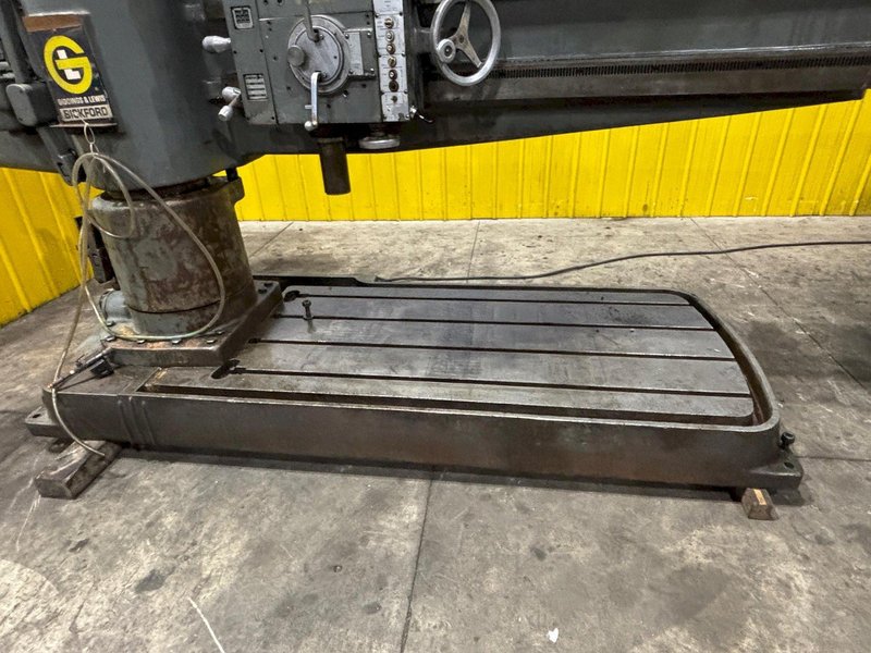 7' x 15" GIDDINGS &amp; LEWIS MODEL #962 G&amp;L RADIAL DRILL: YOBRO #24530
