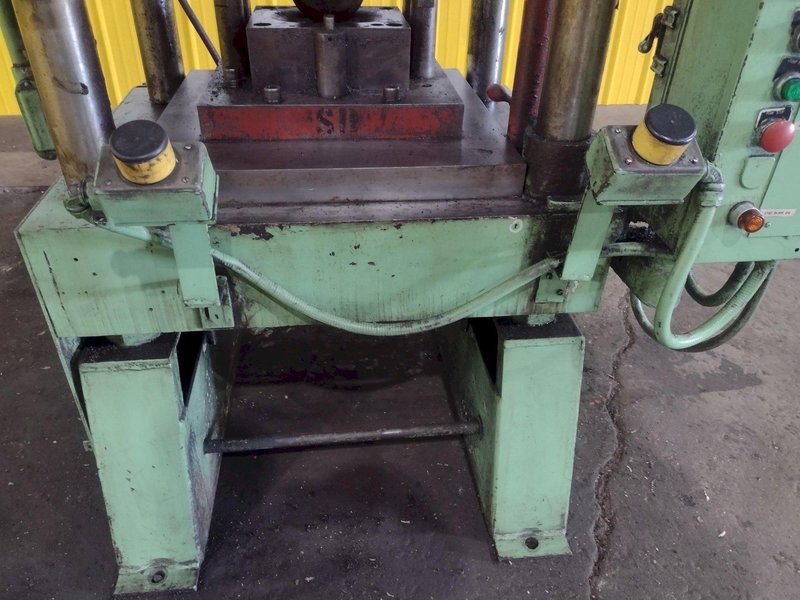 125 TON RODGERS MODEL MD125-2629A-WE 4-POST HYDRAULIC PRESS 18" STROKE: STOCK #11411