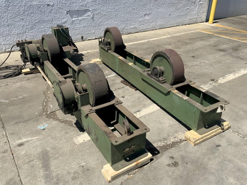 30 TON RANSOME TANK TURNING ROLLS : STOCK #81052