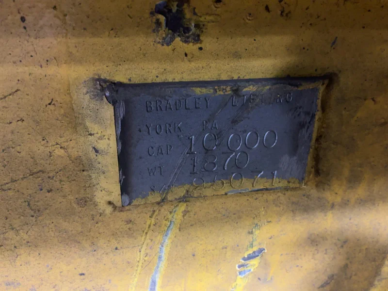 BRADLEY 10,000 LBS LIFTING BEAM