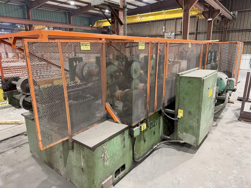 12 STAND X 3.5" ARBOR X 26" ROLL SPACE BRADBURY C&amp;Z PURLIN ROLL FORMING LINE. STOCK # 0536726