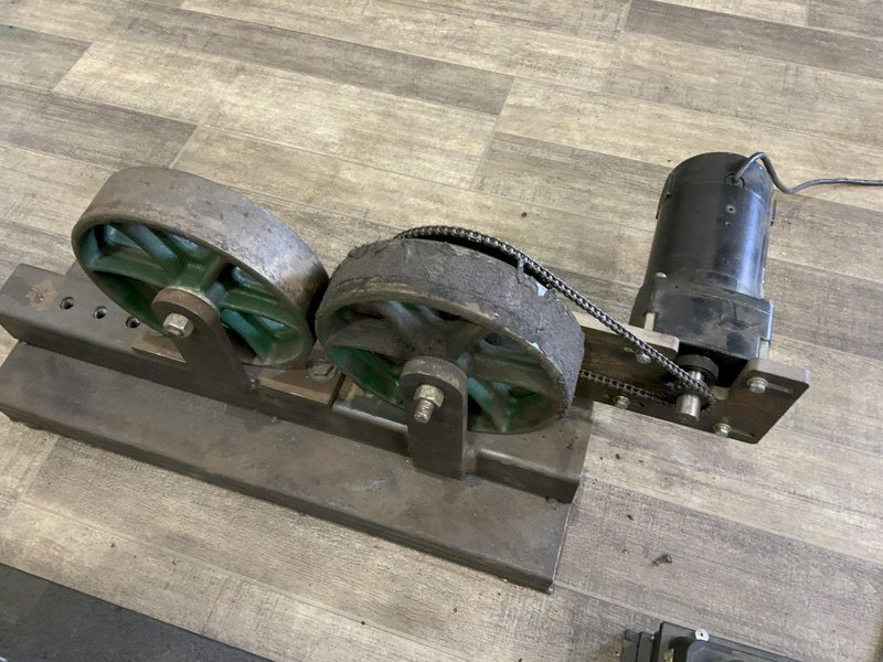 400 LB HOME MADE TANK TURNING ROLLS: STOCK #81389