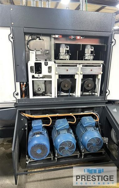 Lissmac Steelmaster SMW 533 RBB 37&quot; Wet Type (3) Head Deburring &amp; Finishing Machine