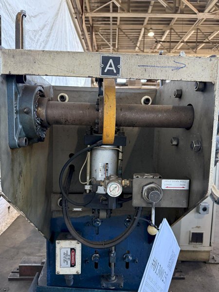 3,300 LB x 5.9&quot; x .06&quot; ORII SERVO FEEDLINE W/ DUAL UNCOILER. STOCK # 0130125.