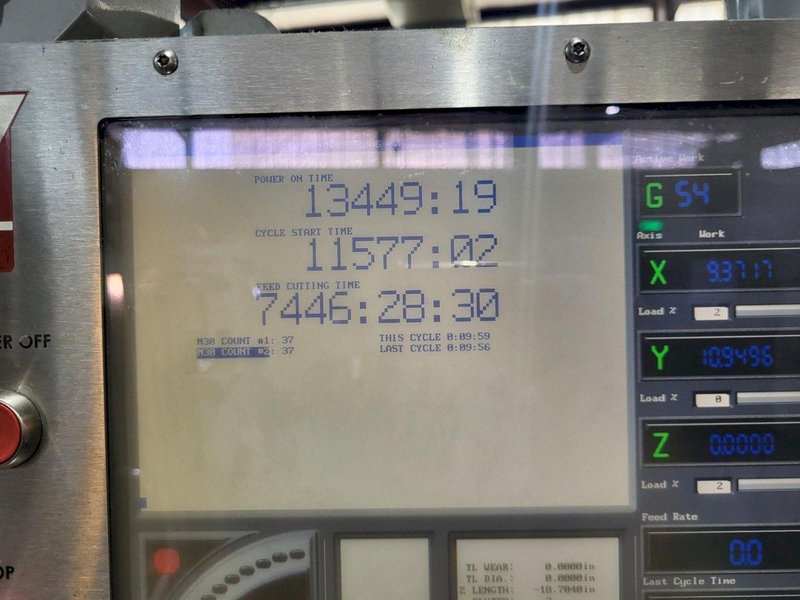 Haas VF-3YT 50 Taper CNC VMC, 2007 – 4-Axis, 30 ATC, 2-Speed Gearbox