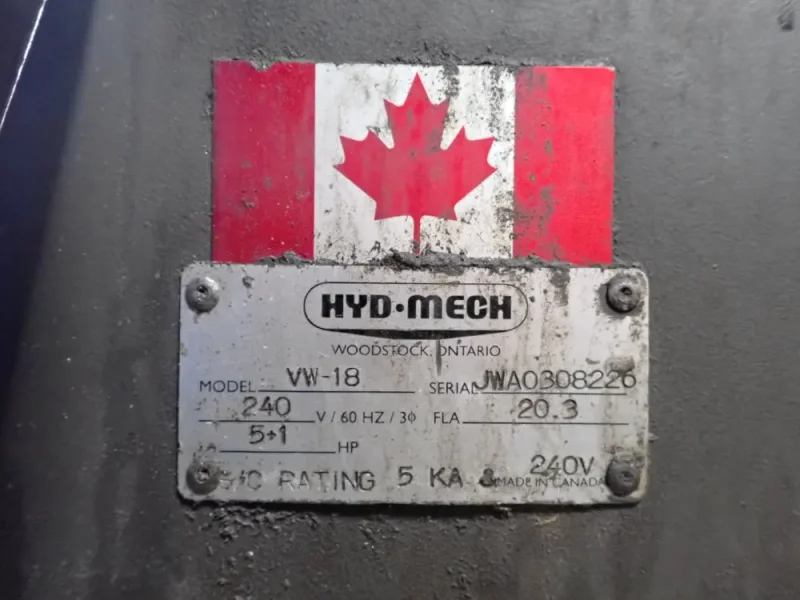 HYD-MECH 30" X 35" BANDSAW  -  VW-18