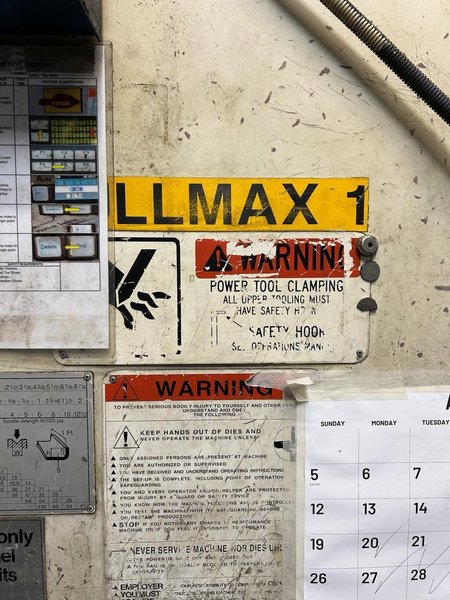 110 Ton x 10′ Pullmax Ursviken Optima 100 3.1/2.55 CNC Press Brake, 1996 – In Good Running Condition, Misc Tooling Included