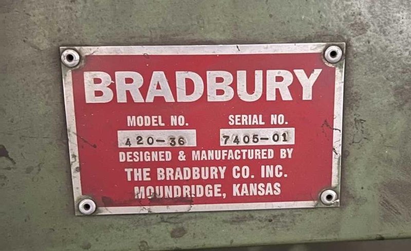 12 Stand 30.00&quot; x 4.00&quot; Bradbury Rollforming Line